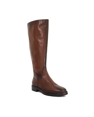Dune Ladies Wftayah - Wide Fit Leather Knee High Boots