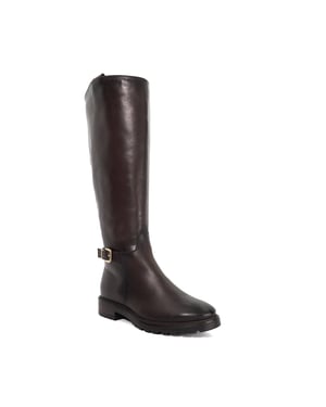 Dune Ladies Tabbey - Leather Buckle Knee High Boots