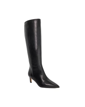 Dune Ladies Smoothly - Kitten-Heel Knee-High Boots