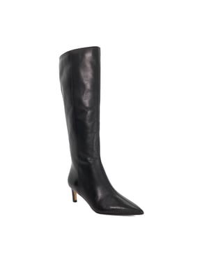 Dune Ladies Wf Smoothly - Kitten-Heel Knee-High Wide Fit Boots