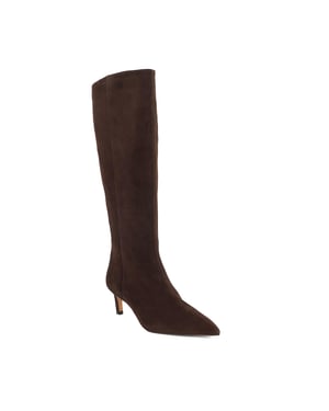 Dune Ladies Smoothly - Kitten-Heel Knee-High Boots