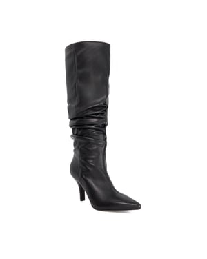 Dune Ladies Santi - Slouchy Leather Knee High Boots