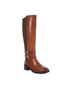 Dune Ladies Tatter - Leather Knee High Riding Boots