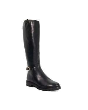 Dune Ladies Tabbey - Leather Buckle Knee High Boots