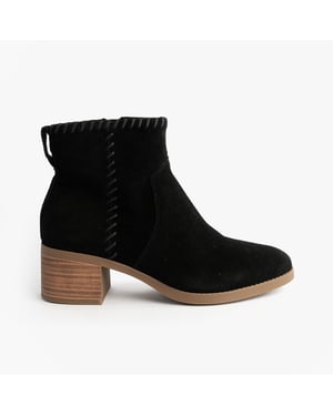 Toms Delilah Dames Enkellaarsjes Zwart