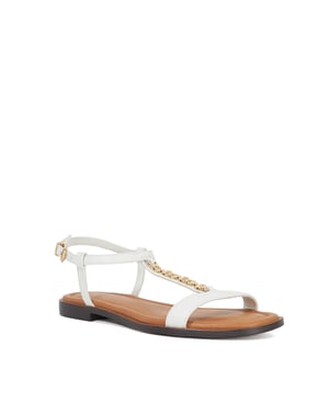 Dune Ladies Lollipops - Leather Chain Detail Open Toe Sandals