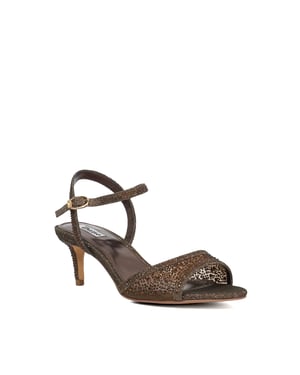 Dune Ladies Manicure - Hot Fix Mid Heel Sandals