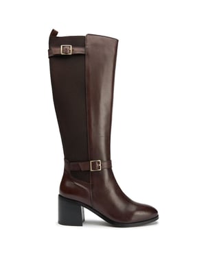 Sole Gotta Elasticated Knee High Boots