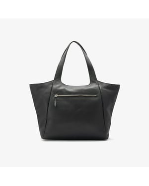 Dress Day Tote Black Leather Bags