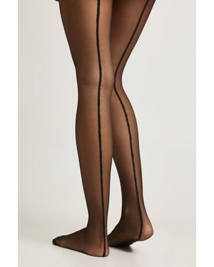 Back Seam Sheer Tights