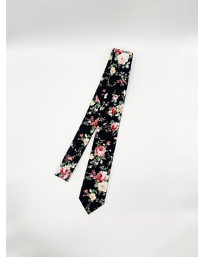 Floral Print Tie