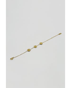 Floral Bracelet in Gold