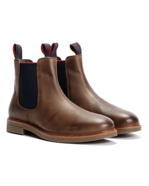 Ben Sherman Walker Chelsea Leren Heren Bruine Boots