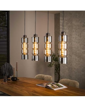 Hoyz hanglamp 4l cylinder glas artic