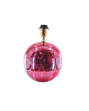 House Vitamin Lamp disco ball glass pink 20x20x20cm