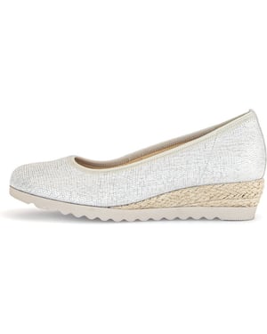 Gabor 42.641.80 lizard bianco/oro