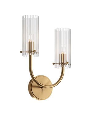 Maytoni wandlamp arco messing