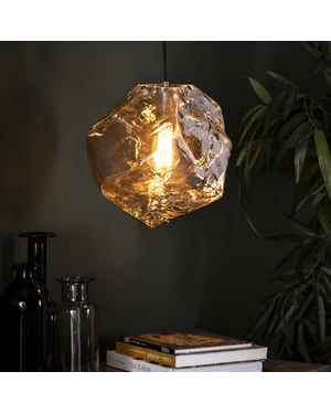 Hoyz Hoyz hanglamp rock chromed 1 lamp /zwart industrieel
