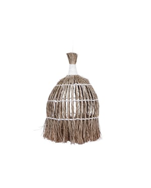 Furnilux handgemaakte xxl hanglamp van mendonggras – duurzaam & natuurlijk