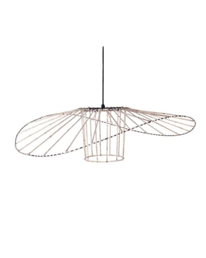 Furnilux -design rotan hanglamp Ø90 cm – unieke handgemaakte plafondlamp van