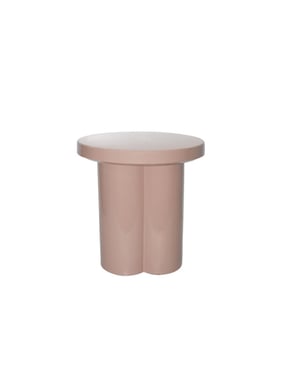 Brix salontafel noa vintage pink 43x43x45cm