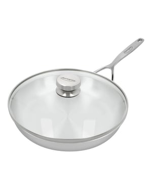 Demeyere Multiline 7 koekenpan 28 cm -met glazen deksel