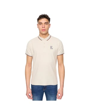 Duck and Cover Heren Melports Poloshirt (Gebroken wit)