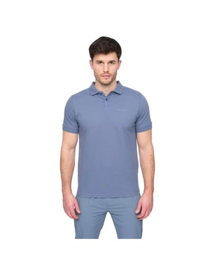 Duck and Cover Heren Limatar Polo Shirt Met Korte Mouwen (Licht Denim)