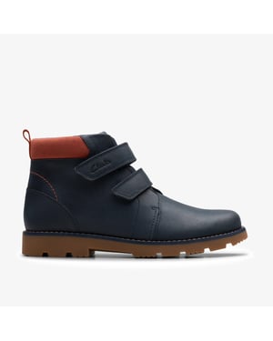 Heath Strap O Navy Boots