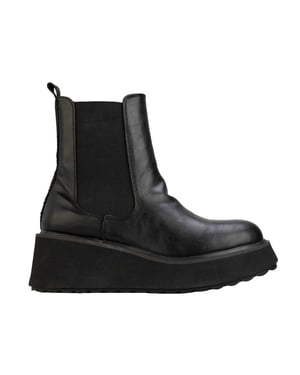 Rocket Dog Dames/Dames Heyday Platform Enkellaarsjes (Zwart)