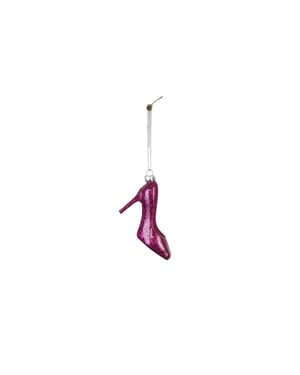 House Vitamin Christmas decoration christmas hanger pink high heels glass -