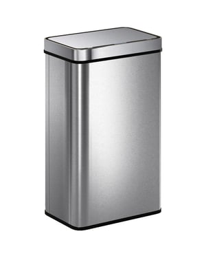4goodz Sensorprullenbak rechthoek 60l 27x39x66cm -