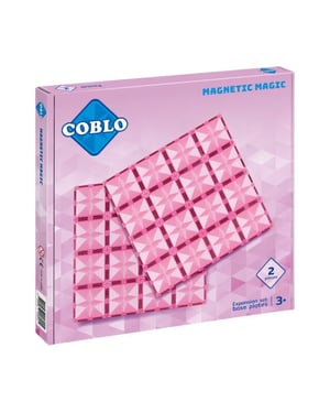 Coblo Magnetische basisplaten pastel 2 delig