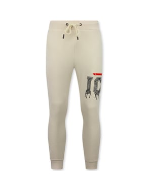 True Rise Dik geweven joggingbroek icon trainingsbroek lang