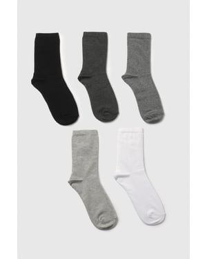 Monochrome Sports Socks 5 Pack