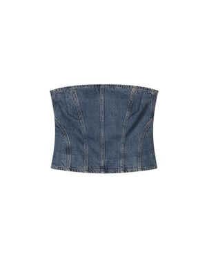 Summum 2s3192-5182 denim bustier bolivia ocean de