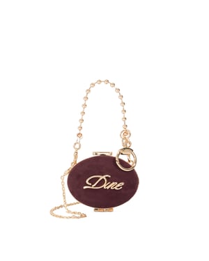 Dune Accessories Jelsa - Suede Hard Case Clutch