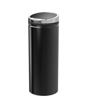 4goodz Sensorprullenbak met binnenbak 40 liter /zilver