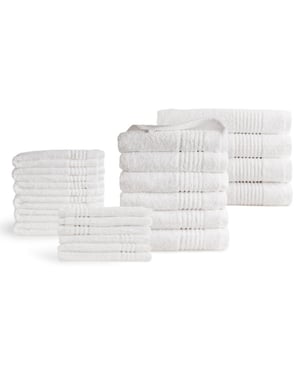 Phlox Handdoeken 22 delig set supreme oeko-tex made in green 600 g/m2 zacht