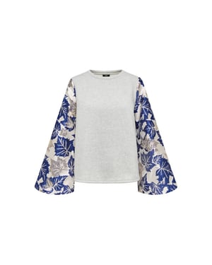 Jacqueline de Yong Jdyviolet ls jaquard sleeves licht