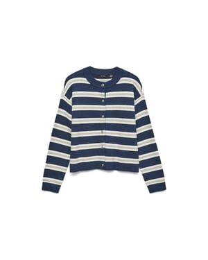 Vero Moda Vmgold stripe ls o-neck cardigan dessin