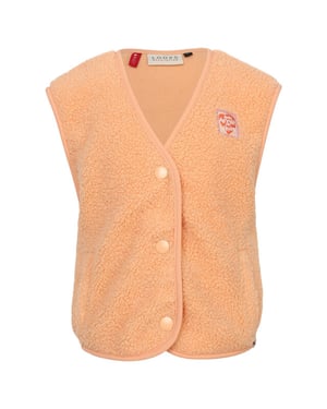 Looxs Revolution Oversized gilet soft apricot voor meisjes in de kleur