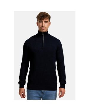 Kronstadt Ks2790 kscarlo half zip knit sky captain