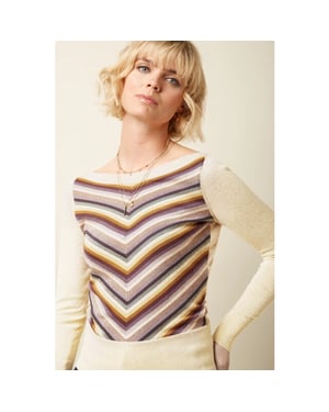 King Louie Ivy top murcury 09895 cream