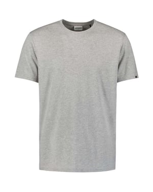 No Excess T-shirt crewneck melange grey melange