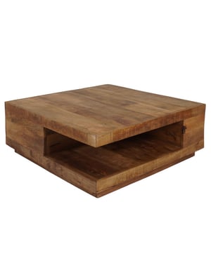 Home67 Salontafel bram mangohout 80 x 80 cm