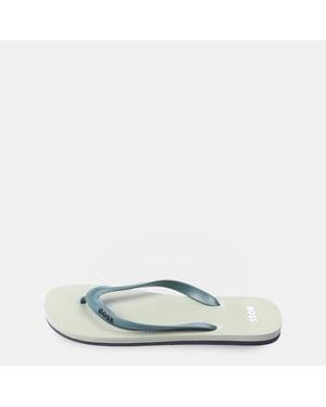 Men's Boss Tracy Flip-Flops in Grey