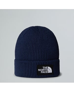 The North Face TNF Logo Box Cuffed Beanie Summit Navy