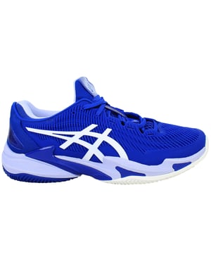 Asics Court FF 3 Novak Clay Mens Blue Tennis Shoes