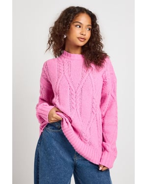 Super Soft Cable Knit Knitted Jumper